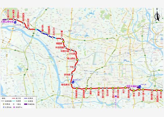 全面解读佛山地铁发展与规划，最新版佛山地铁线路图汇总